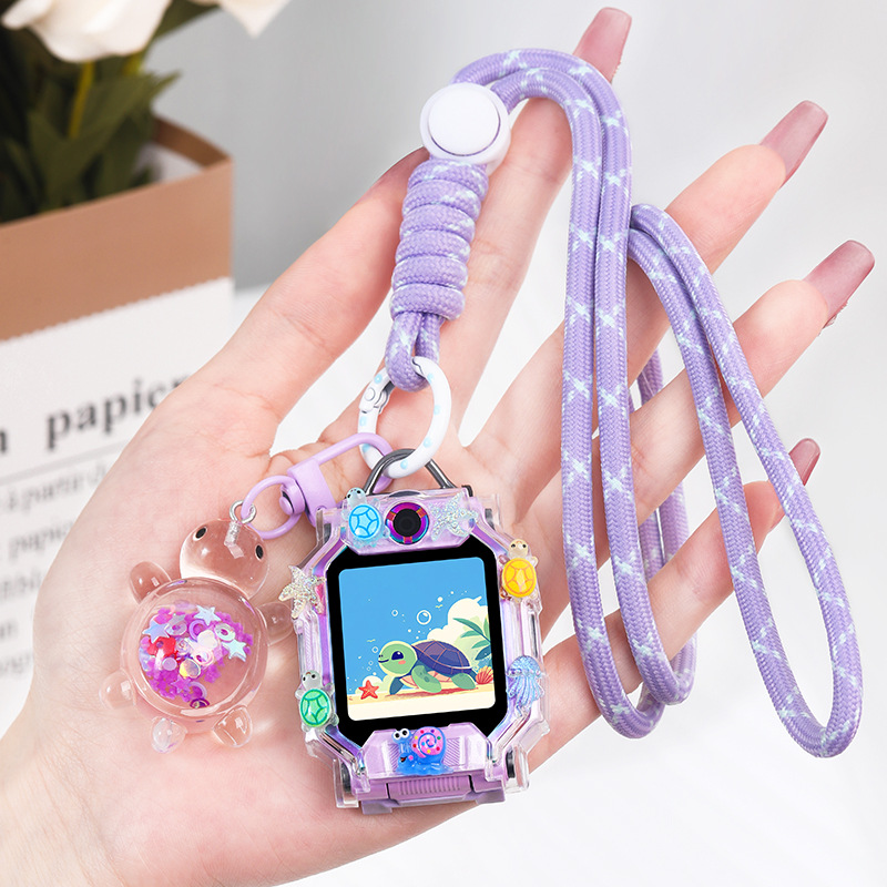 [Luminous little turtle lanyard] protective case for genius watch z9/d2/z6pro neck z8a/z10