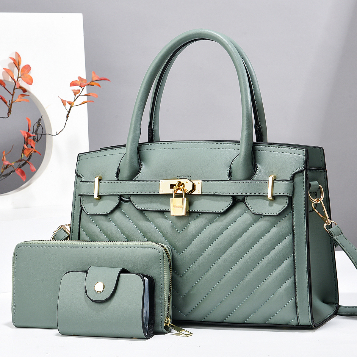 Nuevo bolso de madre e hijo bolso de moda corrugado bolso de hombro transfronterizo casual de todo fósforo bolso de mensajero bags de comercio exterior