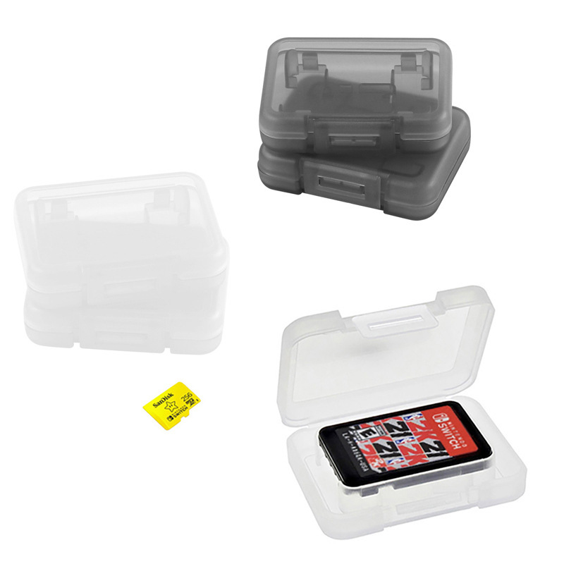 Transparent Storage Box for Switch 2 Oled Ns Lite Game Cards and Memory Cards Transparent Storage Box for Switch 2 Oled Ns Lite Game Cards and Memory Cards