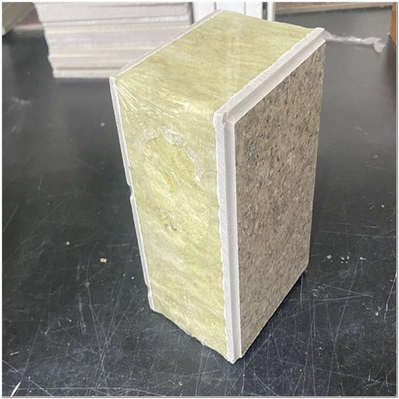 40mm厚白色铝板岩棉保温一体板 金属板保温装饰一体板