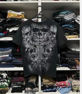 クロスボーダー迷彩スポーツ半袖Ape International共同ブランドファッションラウンドネック通気性3DプリントTシャツ卸売|undefined
