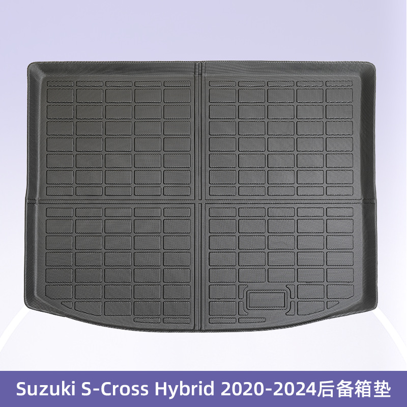 Europa para Suzuki S-Cross2020 - 2024 híbrido 3D todo el tiempo material TPE almohadilla de pie de automóvil