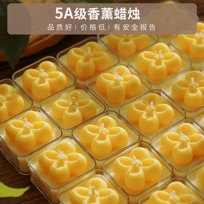 中秋礼品桂花茶蜡定小众伴手礼香氛氛围感摆件创意手工香薰蜡烛|undefined