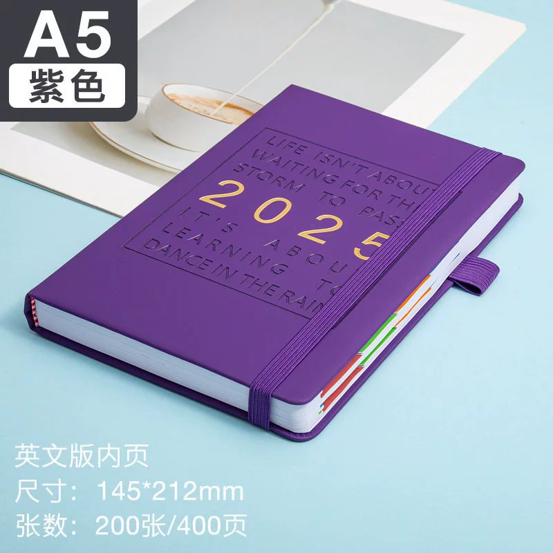 Laptop Cross-border 2025 Schedule 365 Day Notepad Planner Planner Amazon Calendar