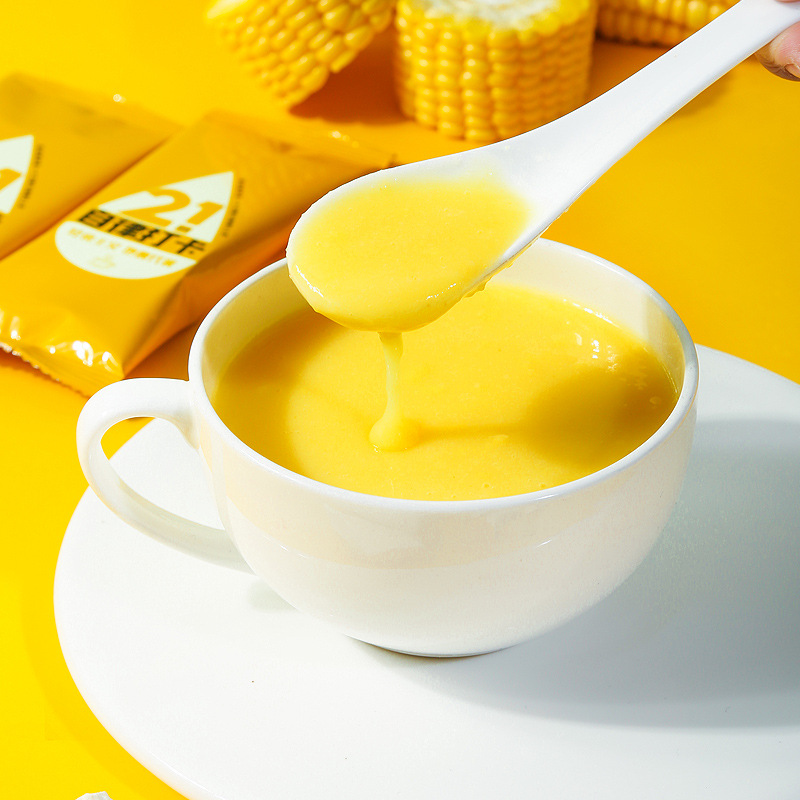 Xianzi fruit Yam kudzu root corn paste nutrition instant corn powder stomach nourishing soup grains breakfast belly filling meal replacement powder
