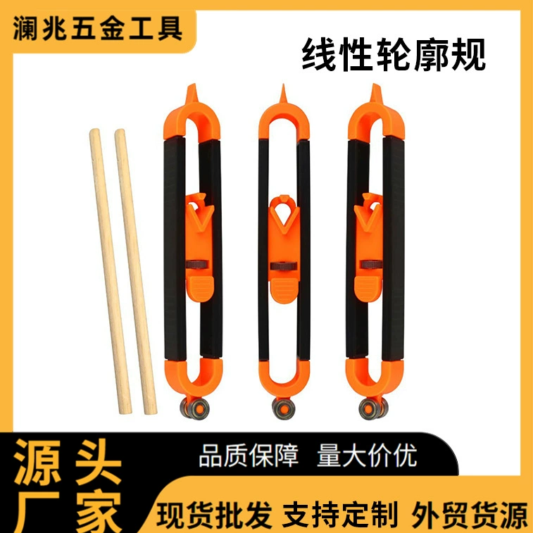 Нерегулярная измерительная линейка дуги эллиптический контурный датчик Contour Деревообрабатывающее измерение Многофункциональный контурный линейный датчик