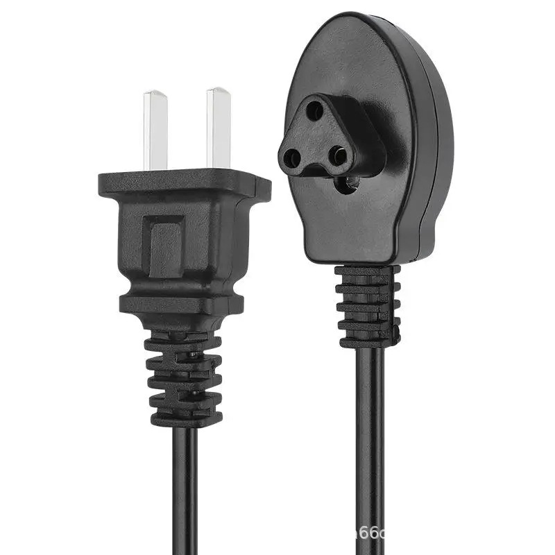 通用型三孔热水袋充电线暖手宝电源线电暖宝两孔插头充电器暖宝宝