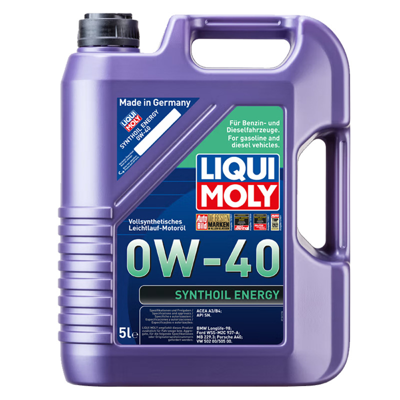 力魔 德国原装进口 能量型PAO全合成机油 0W-40 SN A3/B4级 5L