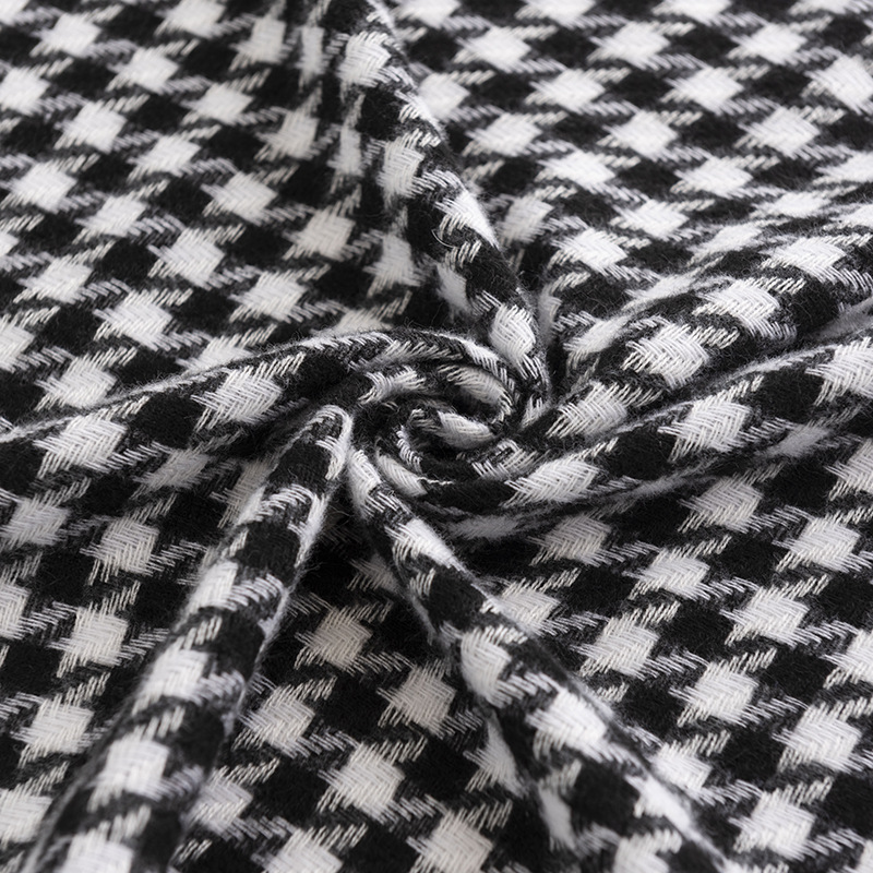 Sciarpa elegante e alla moda da donna in cashmere a quadri Qianniao, per protezione dal freddo, autunno inverno_voghion.com