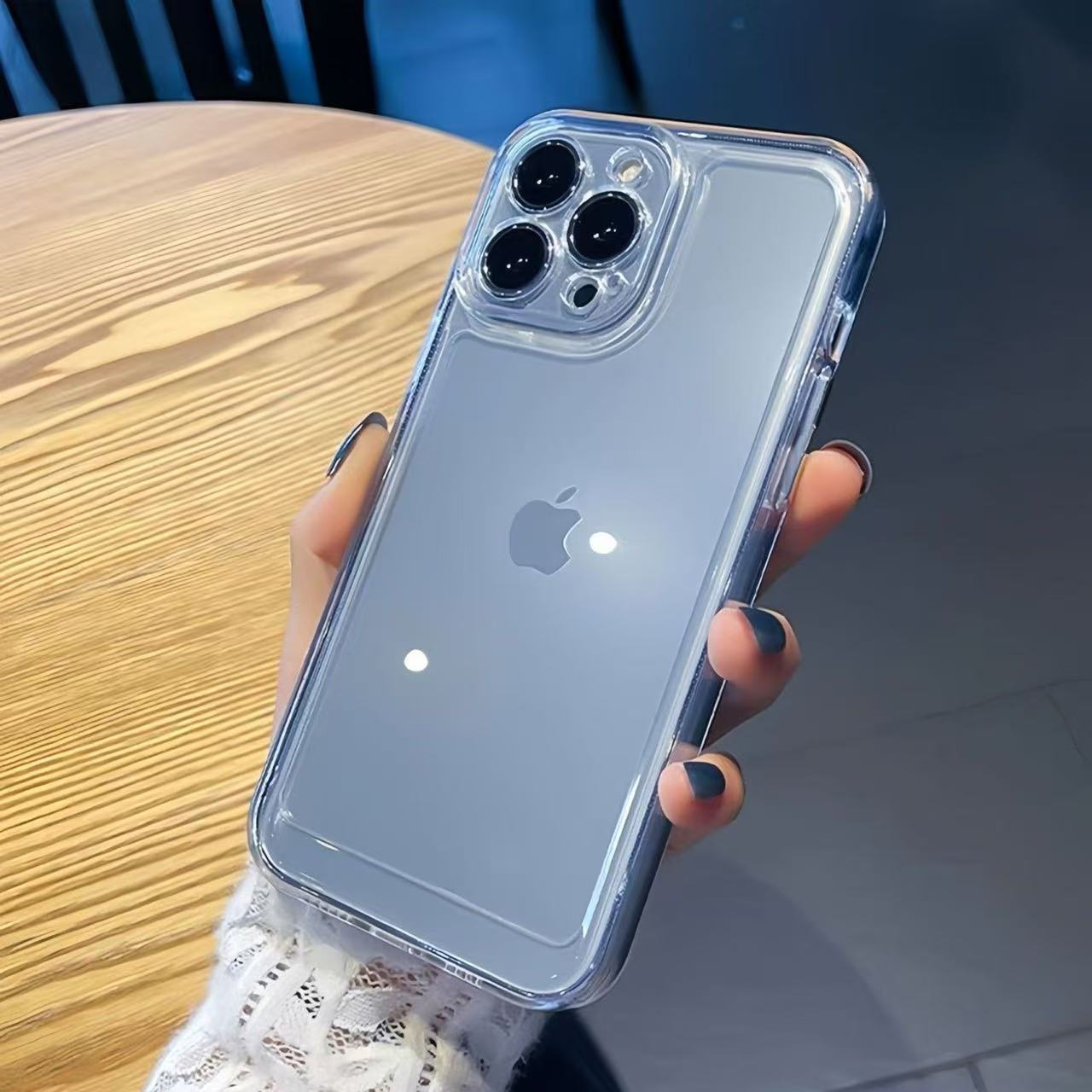 Funda Simple para Teléfono Apple 17 Pro Max, Nueva Funda Transparente para iPhone 16, Anti-caídas para 14, Cobertura Total para 15.