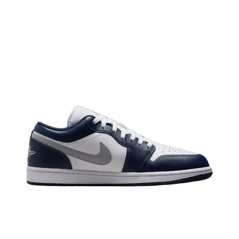 Pure original new model AJ1 military white and blue low-top sports casual sneakers basketball shoes 553558-141 Pure original new model AJ1 military white and blue low-top sports casual sneakers basketball shoes 553558-141