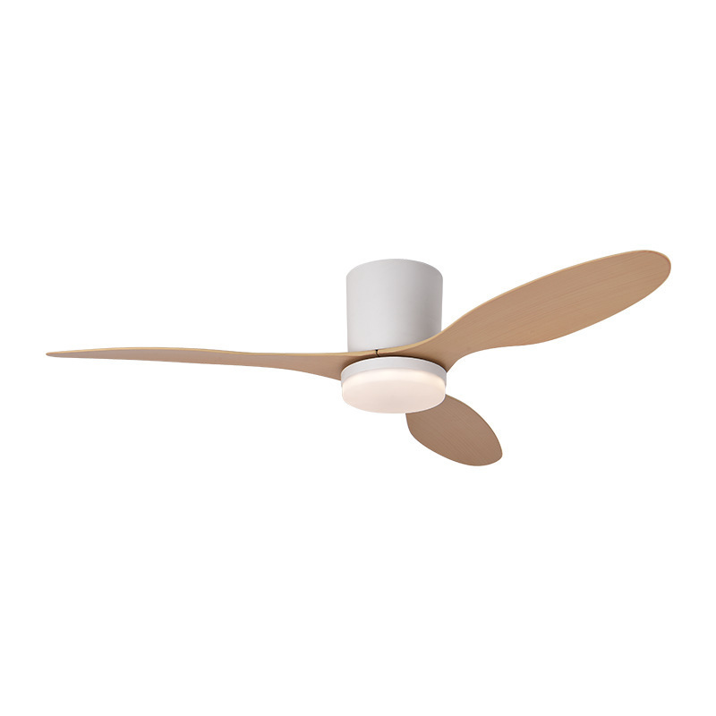 Lámpara Ventilador de Techo Inverter de Plástico ABS Silencioso con Control Remoto para Sala de Estar y Dormitorio