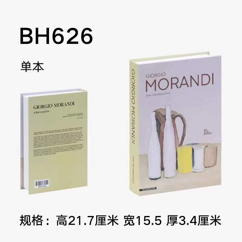 Libros falsos plegables estilo nórdico/INS, props de fotografía, decoración suave, muestra de fábrica