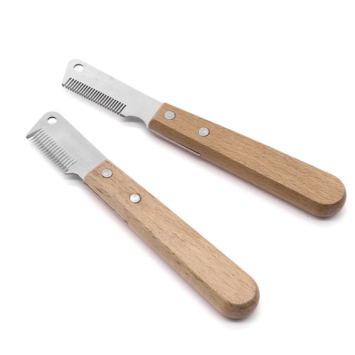 Pet hair plucking knife Bullhead terrier special comb Schnauzer-level beauty tool Hair plucking comb terrier dog hair plucking comb