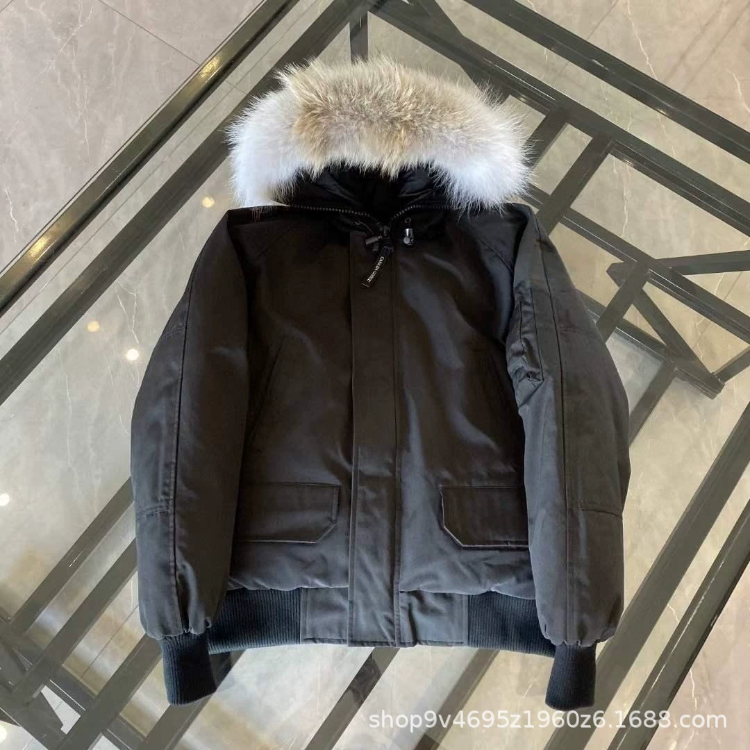 Большой пуховик Goose 01 короткий канадский пилотный жакет мужской и женский парка 7999м