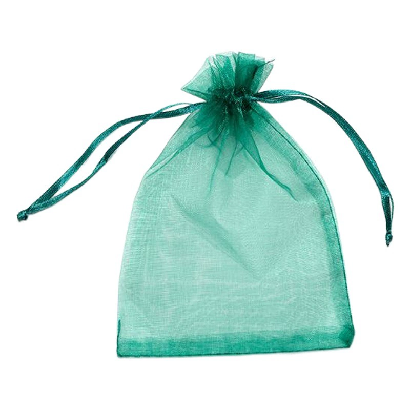 Фабрика прямые поставки сплошной цвет конфеты упаковка сумка связка карманные украшения камфора деревянные бусины Сетчатая Сумка Большой Подарочный пакет печать