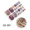 Summer leg stickers, nail stickers, Japanese fake nails for manicure, 22 years