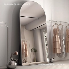 全身鏡、姿見、女性服店専用の痩身・美容用フロアミラー、超白色防爆大型フィッティングミラー