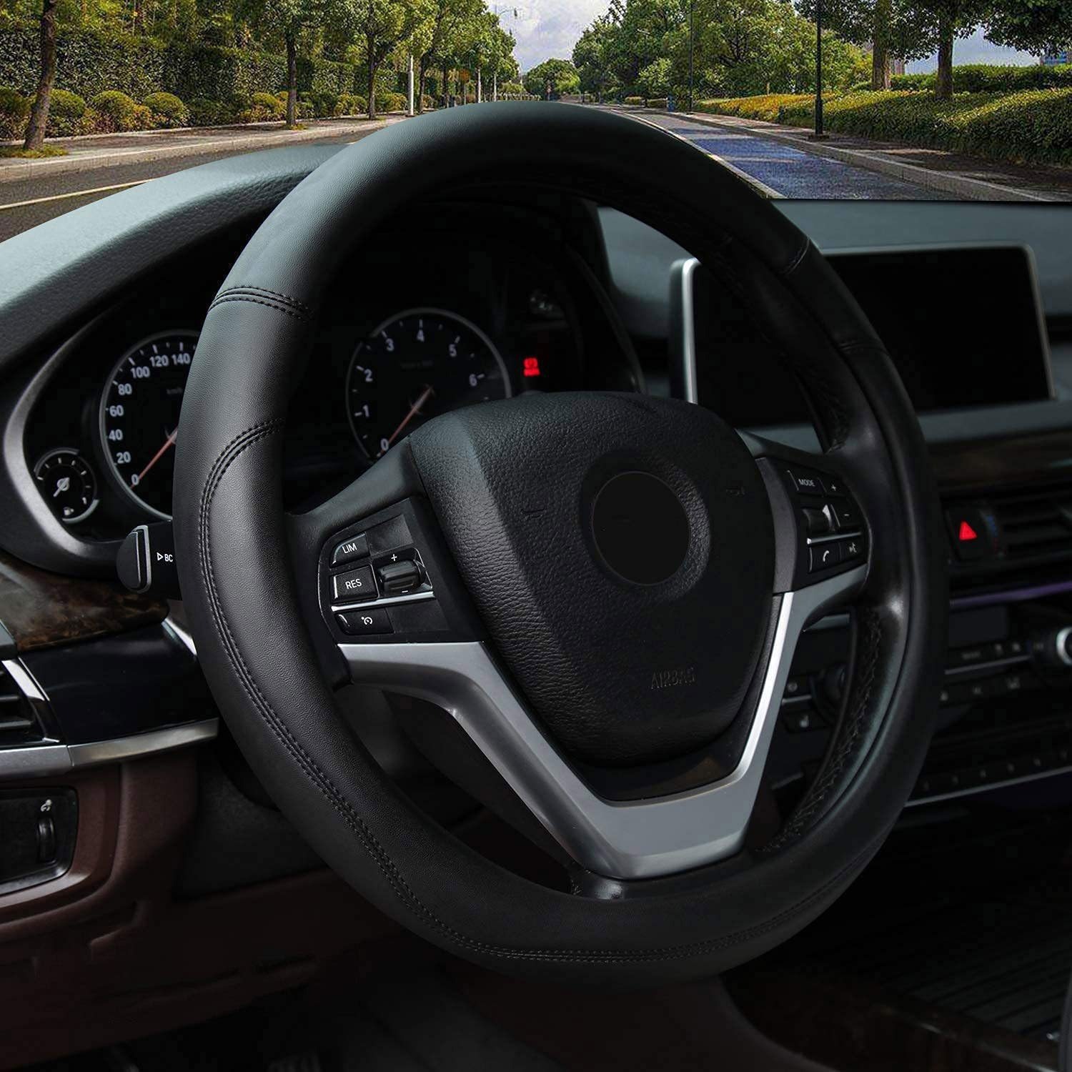 Cross-border soft car steering wheel cover, non-slip, suitable for all seasons, wear-resistant and durable, a popular foreign trade product