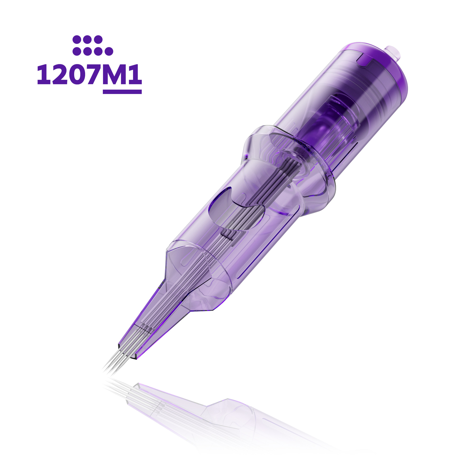 Tuffking tatuaje media luna aguja púrpura secante nebulización aguja de tatuaje herramienta de tatuaje equipo de tatuaje suministros de tatuaje