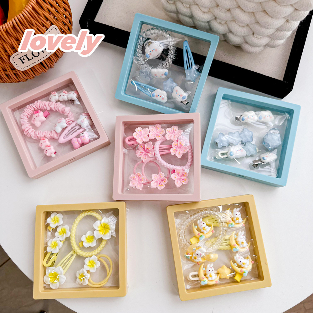 Édes rózsaszín cseresznyevirág sorozatú hajkiegészítők szuper tündérvirágos csat pónifarok hajkötél frufru hajcsat tavasz és nyár_voghion.com