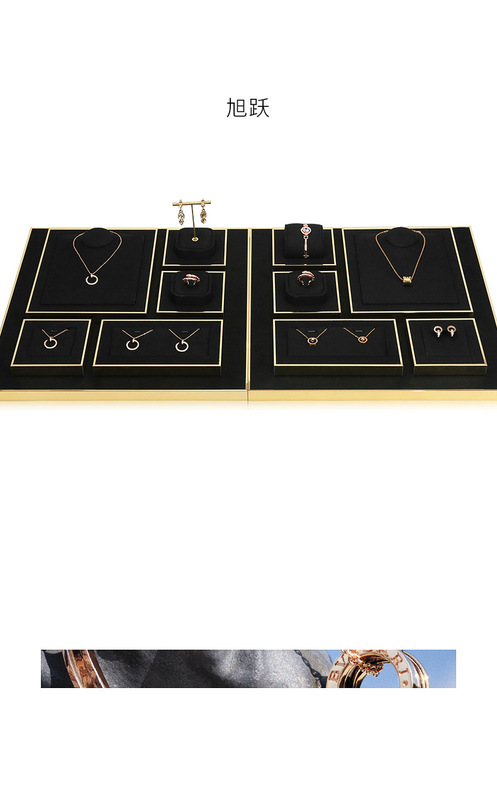 B001-(1194-1205)黑色超纖金色金屬框道具-(旭