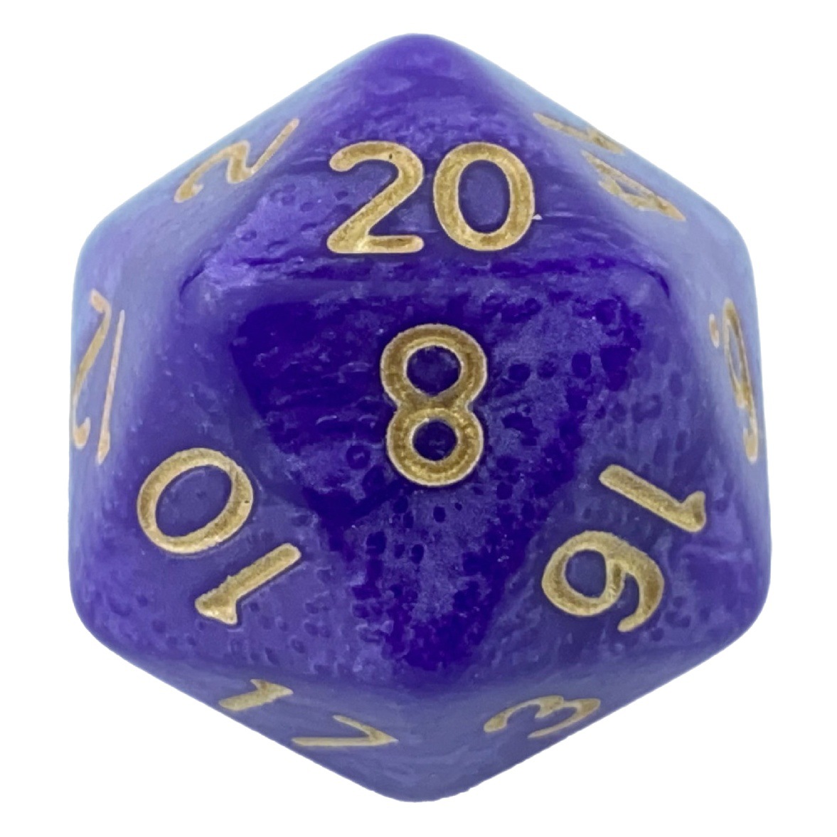 Wholesale Acrylic Dnd Dice Running Group Game Teaching D20 Board Game 20 Soles Coc Pearl Pattern Transparent Dice