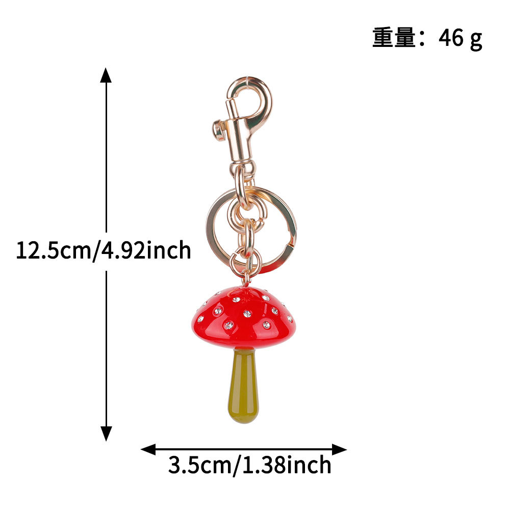 Transfronterizos directamente para bolsas de cereza colgantes de moda llaveras de automóviles llaveras de Amazon llaveras de metal accesorios de bolsas al por mayor