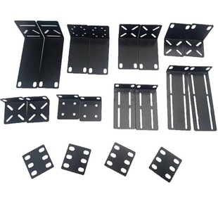 Switch Ear 19inch Cabinet Bracket L-Shaped Angle Iron Power Amplifier Audio Equipment Hanging Ear 1U Server Ear