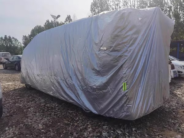 Yutong Bus Coaster Car Cover, Passenger Car Cover, Large and Medium-Sized Bus Sun Protection and Rainproof Oxford Cloth Cover, Full Cover, Thickened