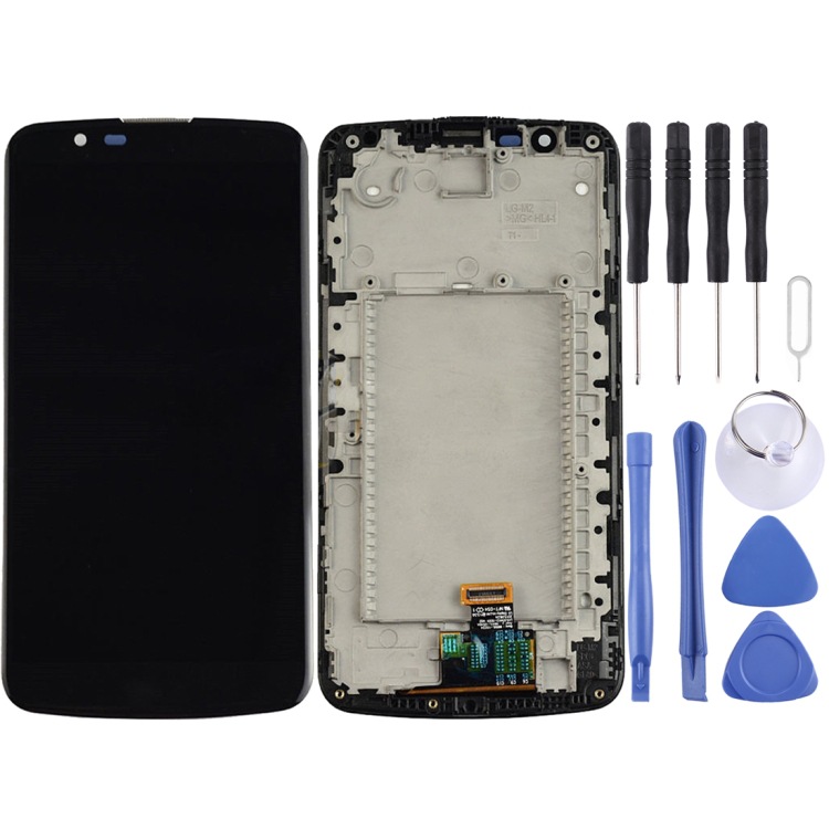 Aplicable para LG K10 TFT LCD Touch Assembly con marco