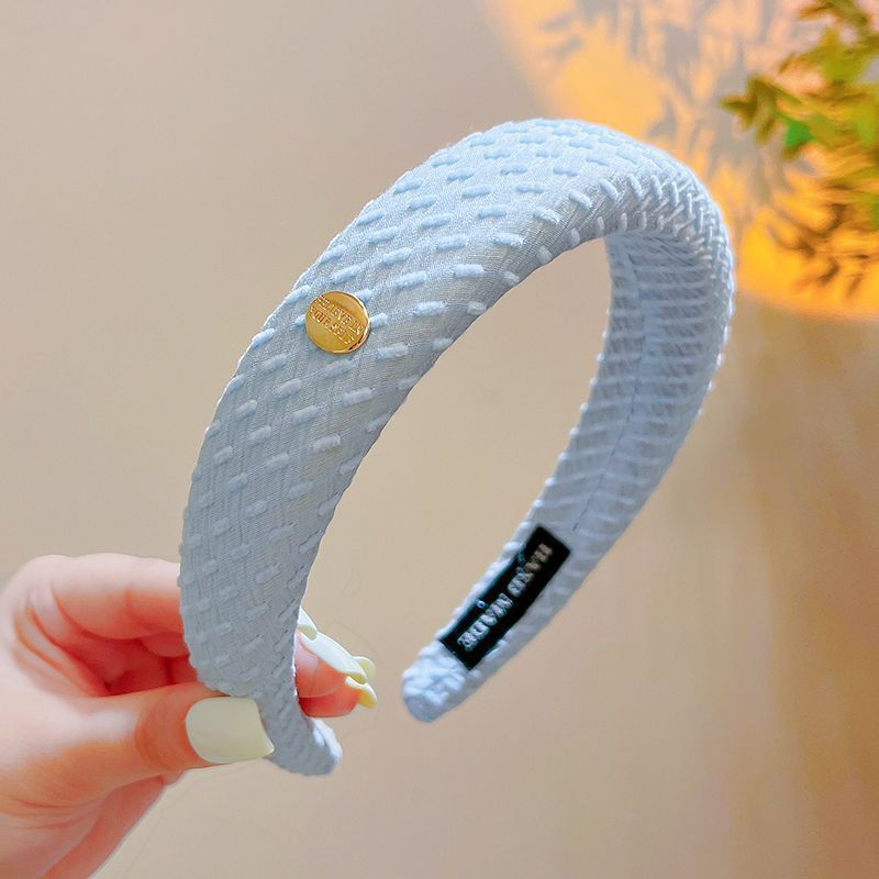 2025 nueva diadema de cabeza alta para mujer, lujo ligero, tarjeta de alta calidad, diadema de salida diaria de verano, pequeño paquete de cabello