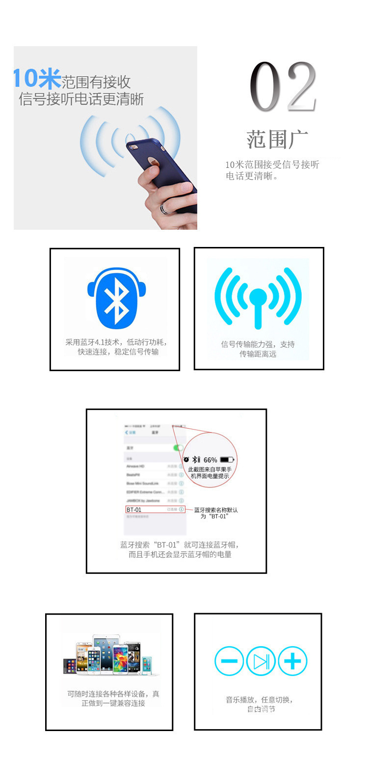 Audio smart Bluetooth headphones, summer sports empty top cap, sun protection and shade cap, men's and women's tennis and baseball caps undefined