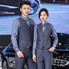 men and women Same item Vest shirt suit Business Suits 4S Shop sales tooling KTV bar Western Restaurant work uniform