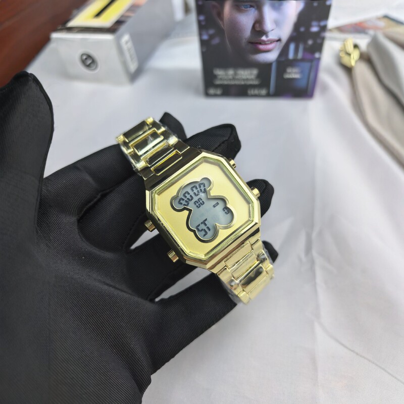 Women's Fashionable Octagonal Electronic Watch with Diamonds, Full Diamond Quartz Watch, Trendy Hip-Hop Style Wristwatch Women's Fashionable Octagonal Electronic Watch with Diamonds, Full Diamond Quartz Watch, Trendy Hip-Hop Style Wristwatch
