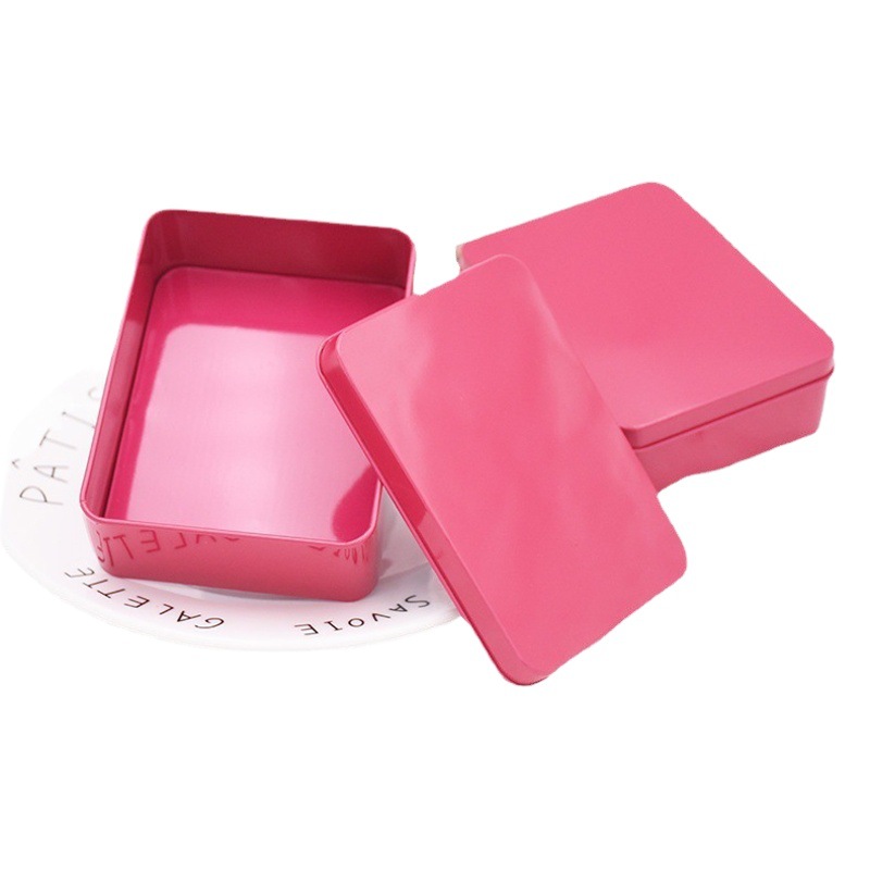 Caja de hierro rectangular de hojalata 12*9*4CM caja de regalo caja de almacenamiento caja de tarjeta mágica caja de embalaje de metal