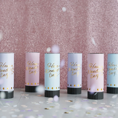 Birthday wedding hand-twisted small salute spray flower tube hand-held cracker firework photo party props wedding pushing music