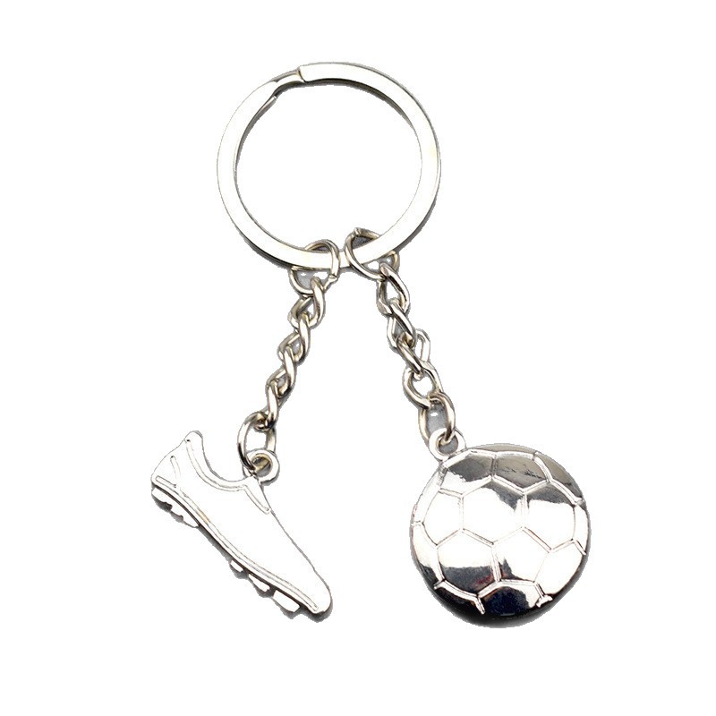 Serie de oro de aleación de venta transfronteriza caliente fútbol béisbol rugby sombrero hechicero puño llavero colgante mochila