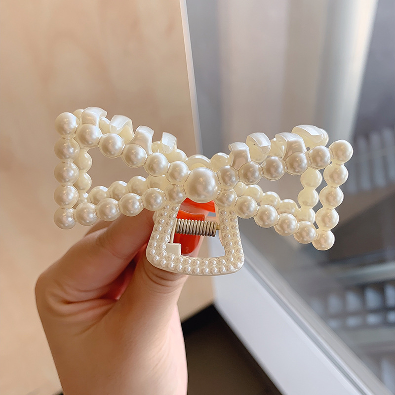 Pinza de agarre simple y versátil de temperamento, clip de tiburón grande, horquilla, pinza para el cabello de alta calidad para mujer, clip para el cabello en la parte posterior de la cabeza, accesorios para el cabello al por mayor