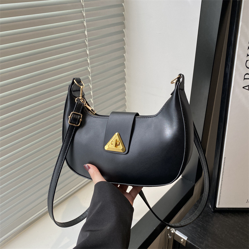 Bolso de hombro para mujer nueva textura de moda simple bolso de axila de moda coreana temperamento retro estilo occidental bolso de mensajero de viaje