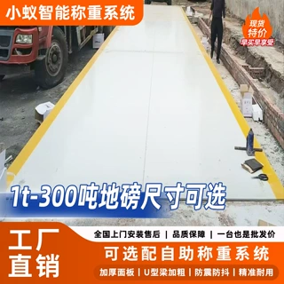 地磅1t至300吨全规格 智能大型汽车衡工地港口砂石场加厚称重设备