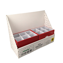 PDQ紙箱展示櫃服裝玩具超市展示箱彩印拉鏈紙箱
