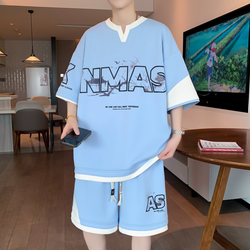 Tz6616 blue (short sleeves + shorts) quality upgrade