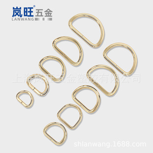 厂家现铁D扣 批发箱包五金配件 D型环 新款D型扣 半圆 D字扣-阿里巴巴