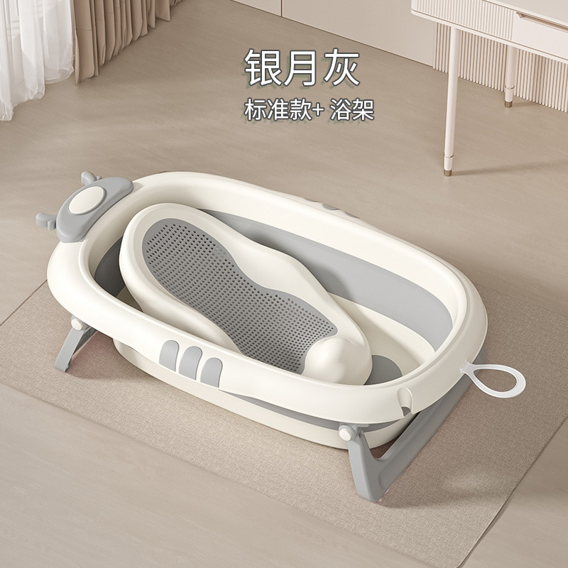 Baños para bebés sensibles a la temperatura Baños para bebés Baños plegables para niños pequeños sentados y acostados Baños grandes para niños recién nacidos