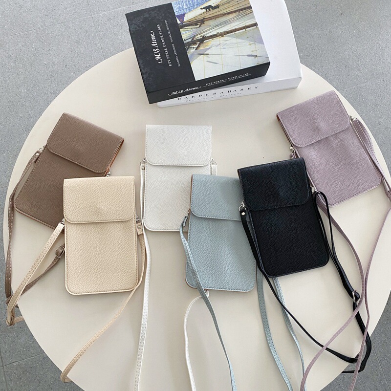 Litchi Pattern Solid Color Universal Card Holder Phone Storage Bag Suitable for Apple 17/16Pro Protective Case Iphone15P Litchi Pattern Solid Color Universal Card Holder Phone Storage Bag Suitable for Apple 17/16Pro Protective Case Iphone15P