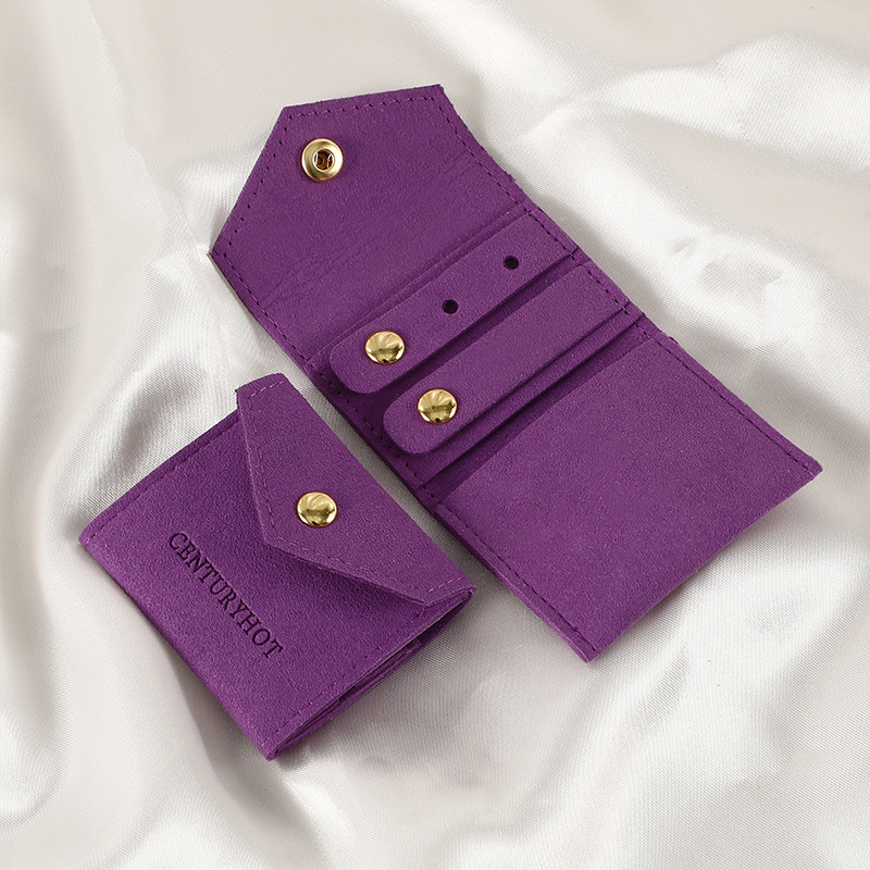 1 Pièce Super-filament Élégant Femme Style Simple Vacances Voyage Selfies Couleur Unie Sacs D'emballage Bijoux display picture 15