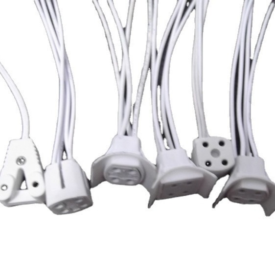 T8紫光环形灯管灯头插头线 HY-932 UV杀菌灯环形灯管电源连接线