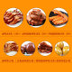 Salami 224g snack gift bag scattered duck duck neck duck wings egg small package 10 packs strictly selected