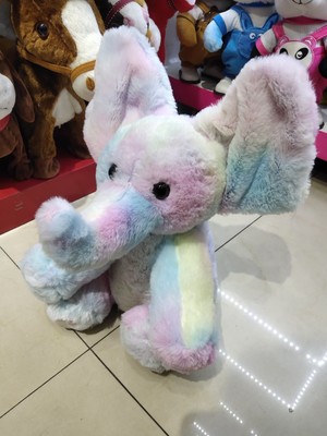 新款躲猫猫大象带灯唱歌 躲猫猫儿童玩具礼品电动毛绒玩具大象|ru